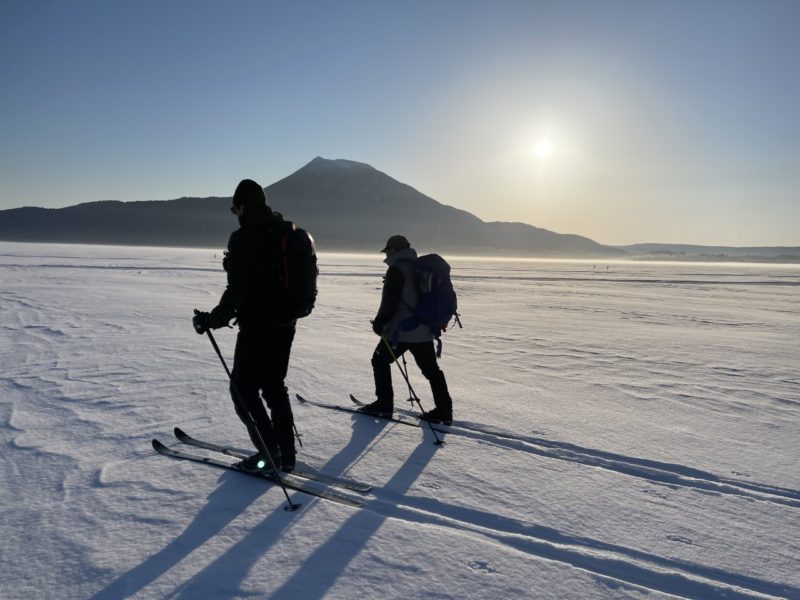 阿寒湖上トレッキング